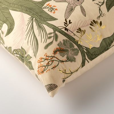 Coussin décoratif scarlet 45x45cm gray sand