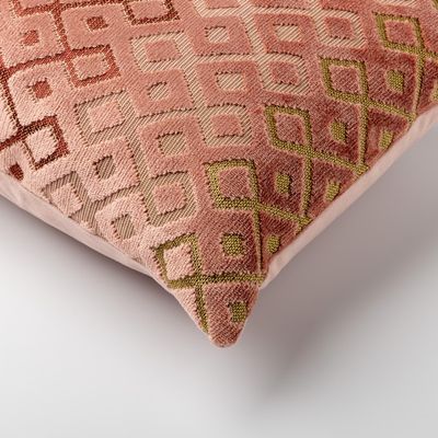 Coussin décoratif vita 30x50cm rose tan