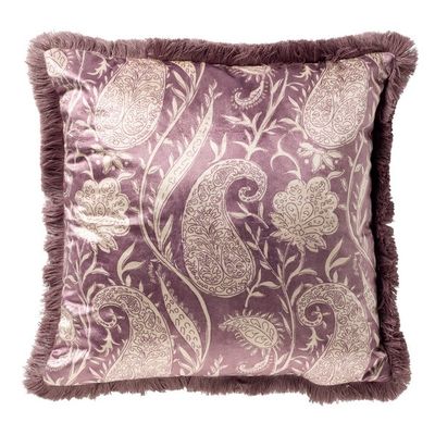 Sierkussen ravie 45x45cm dusky orchid