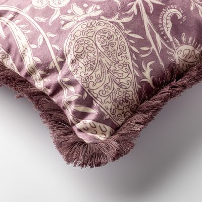 Sierkussen ravie 45x45cm dusky orchid