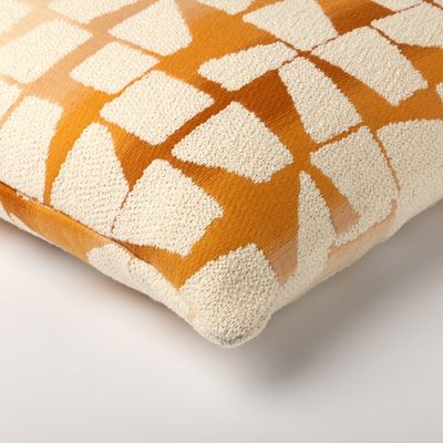 Sierkussen rio 45x45cm golden ochre