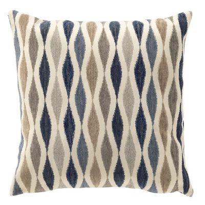 Coussin décoratif tula 45x45cm dark  denim