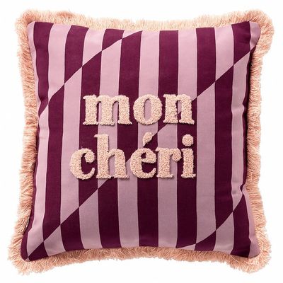 Coussin décoratif cherie 45x45cm rosebud