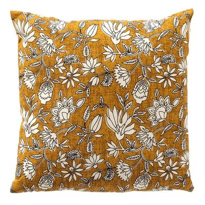 Coussin décoratif bloom 43x43x8cm parchment