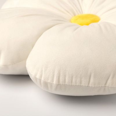 Sierkussen leander Ø40cm snow white