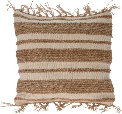 Gestreept kussen 45x45cm 