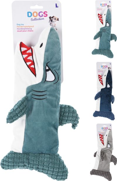 Hondenspeelgoed haai 3ass