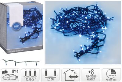 Ledverlichting blauw 180led