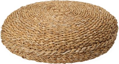 Poef rond naturel 40cm 