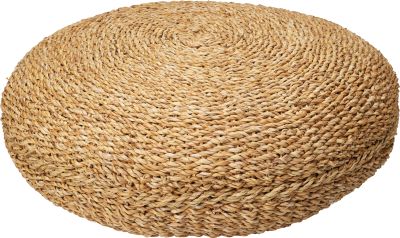 Poef rond naturel 58cm 