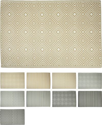 Vloerkleed outdoor, beschikbaar in verschillende design patronen