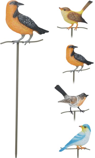 Tuinsteker metaal vogel