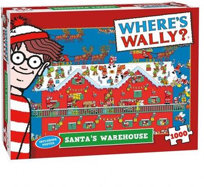 Puzzle where's wally santas warehouse