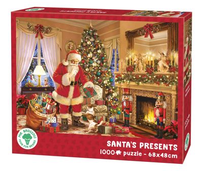 Puzzel santa's presents 1000