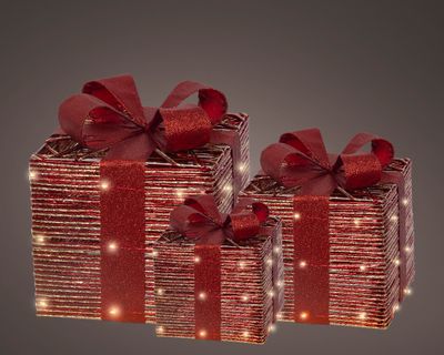 Micro led giftbox steady batterij