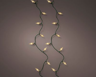 Led vintage lights 8 functie twinkel effect buiten groen/soft gold