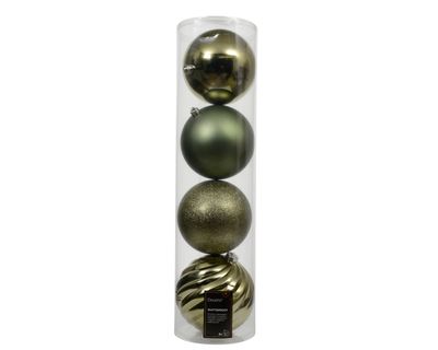 Kerstballen set van 4 stuks