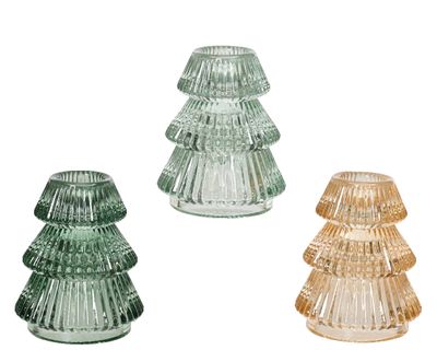 Theelichthouder glas