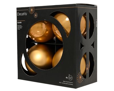 Kerstballen set van 4 stuks