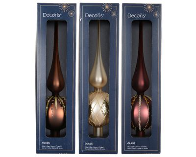 Piek glas emaille, mat, glitters