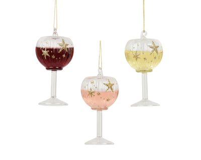 Hangornament wijnglas