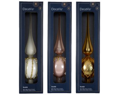 Piek glas emaille, mat, glitters