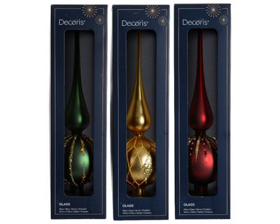 Piek glas emaille, mat, glitters