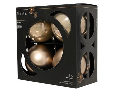Kerstballen set van 4 stuks