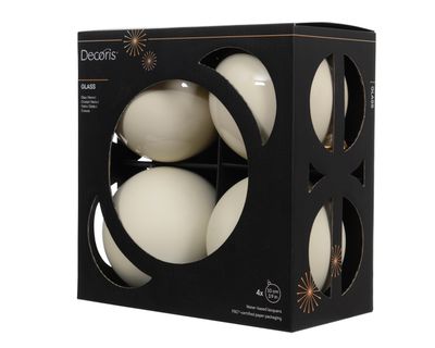 Kerstballen set van 4 stuks