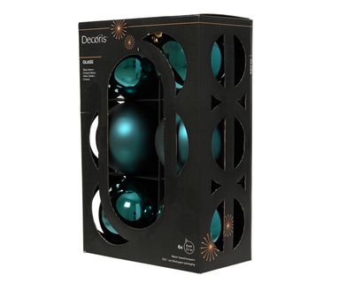 Kerstballen set van 6 stuks