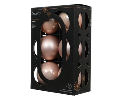 Kerstballen set van 6 stuks