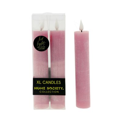 LED Diner kaarsen Set van 2