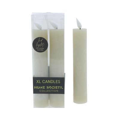 LED Diner kaarsen Set van 2