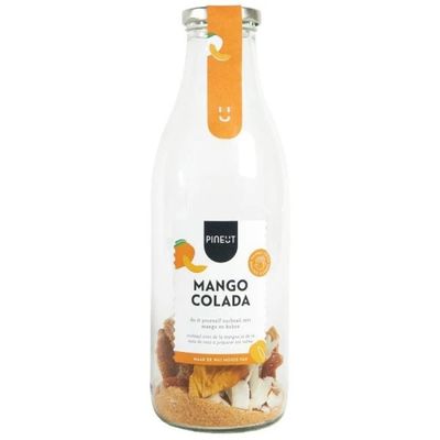 Mango colada cocktail