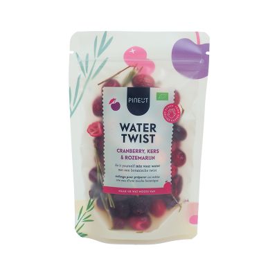 Watertwist - pouchbag - cranberry, cherry & rosemary bio