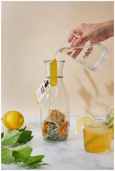 Water twist citrus munt karaf