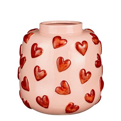 Hearts vaas - h28xd28,5cm