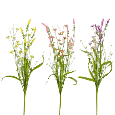 Marguerite rose jaune violet 3 assorti - l59cm