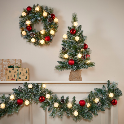 Kerstboom met 10 lampjes
