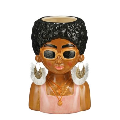 Funny pot meisje - l16xb13,5xh26cm