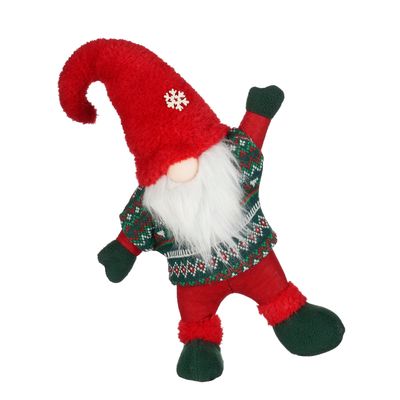 Decoratie gnoom rood