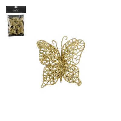 Set van 4 clips vlinder