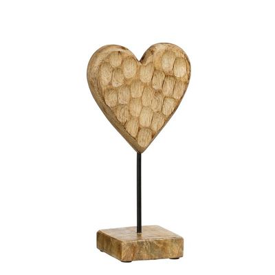 Decoration coeur fsc 100% - l13xb7,5xh24cm