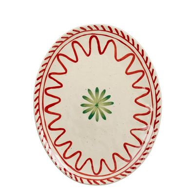 Venda assiette rouge - l35,5xb28,5xh3cm