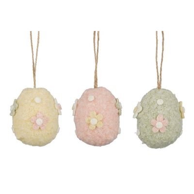 Ornement oeuf  - l7xd5cm