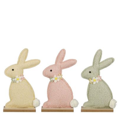 Decoration lapin - l15xb6xh27,5cm