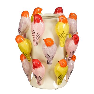 Birdy vaas wit - h27xd23cm