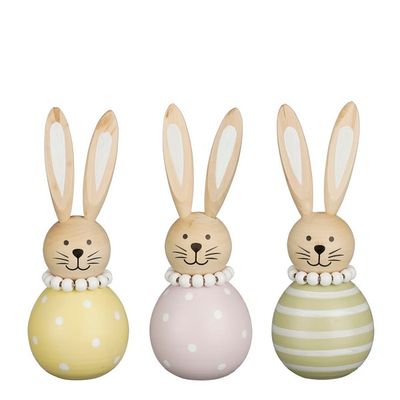 Decoration lapin - h17xd6cm