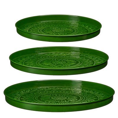 Medina tray groen - h3xd40cm