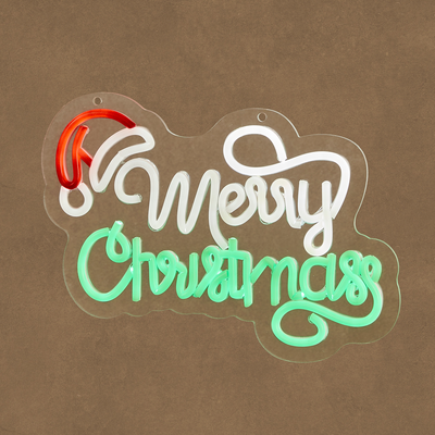 Neon light merry christmas multicol.300l